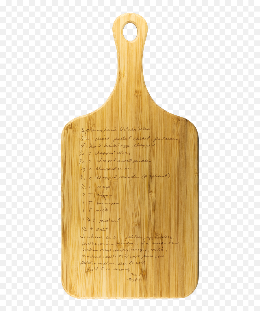 Recipe Cutting Board With From Selinau0027s Mom Bamboo - Wooden Chopping Board Quotes Png,Pour Sugar Icon