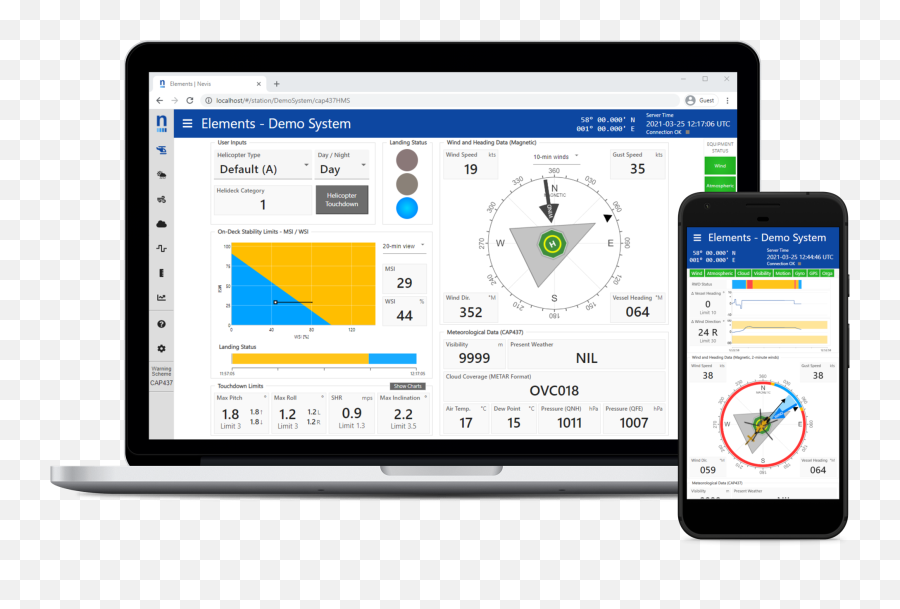 Elements Hms - Helideck Monitoring System Hms Nevis Technology Applications Png,Learning Curve Icon