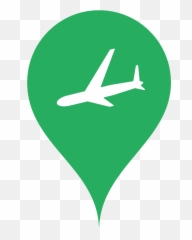 Private Jet To Ireland - Fly Aeolus Airport Red Pin Png