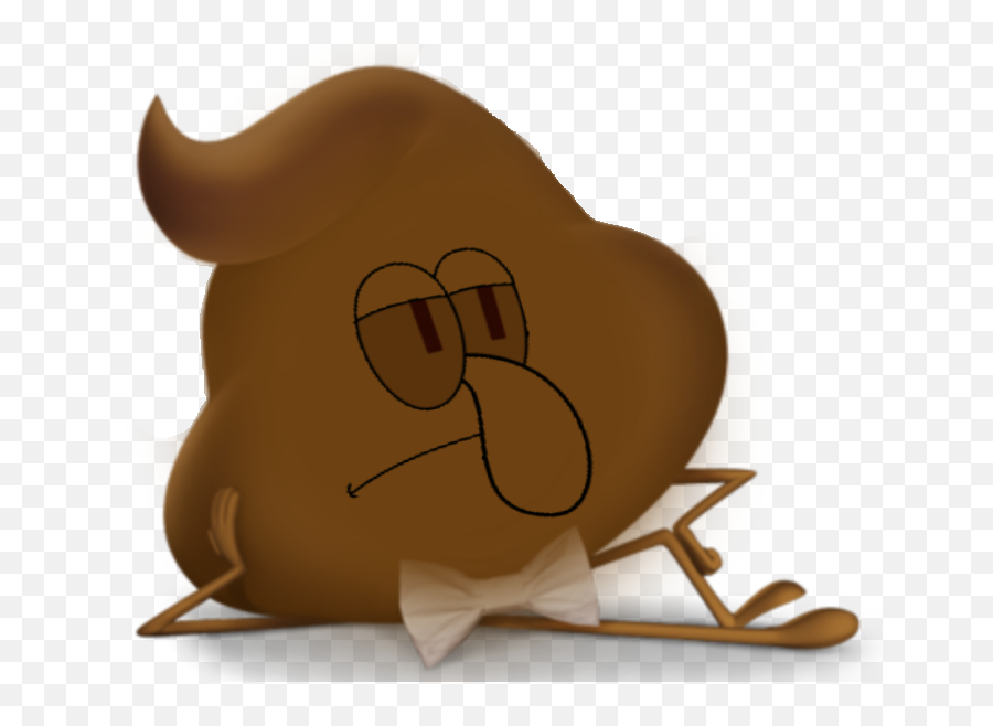 Squidward Poop Meme Template - Poop From Emoji Movie Png,Shit Emoji Png