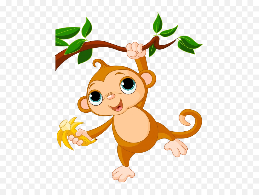 Cute Monkey Pictures Cartoon 22 - Monkey Clipart Png,Cute Monkey Png - free  transparent png images 