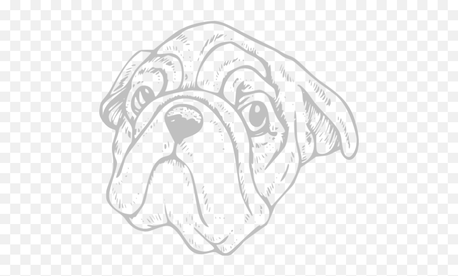 Silver Dog Icon - Free Silver Dog Icons Bulldog Png,Bull Dog Icon