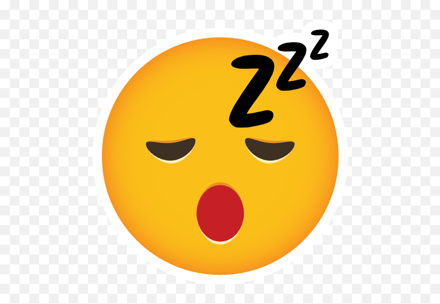 Phone Emoji Sticker Sleepy - Smiley Png,Sleepy Emoji Png