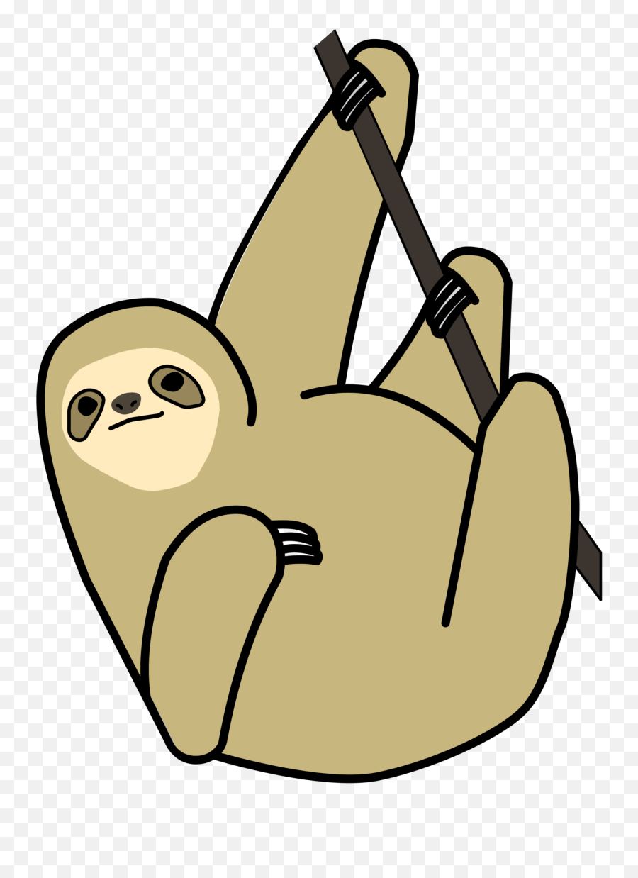 Sloth Png - Three Toed Sloth Drawing,Sloth Png