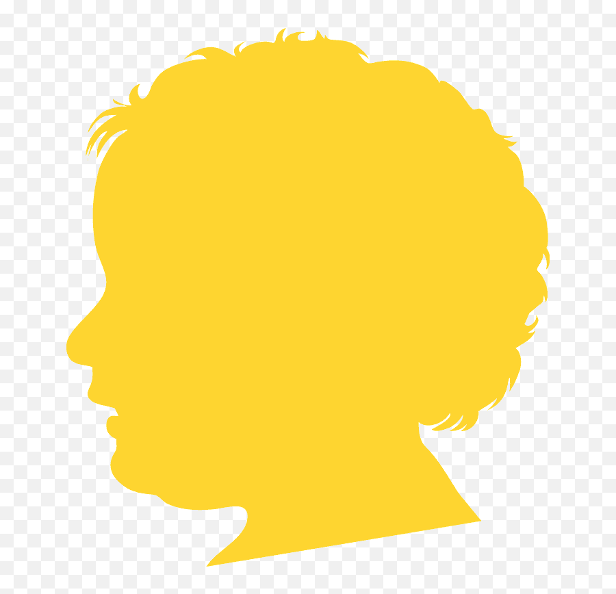 Childs Face Silhouette - Clip Art Png,Face Silhouette Png