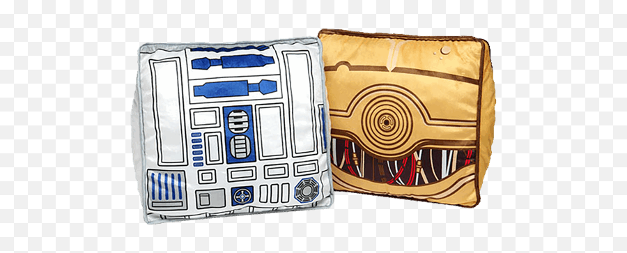 Star Wars - R2d2 U0026 C3po Cushion Set C3po And R2d2 Pillow Png,C3po Png