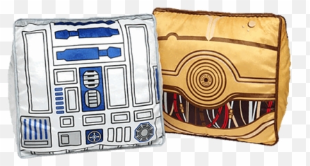 Star Wars - R2d2 U0026 C3po Cushion Set C3po And R2d2 Pillow Png,C3po Png