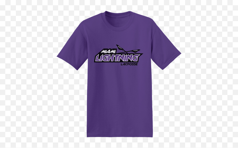 Miami Lightning Purple T - Shirt Swordfish Png,Purple Lightning Png