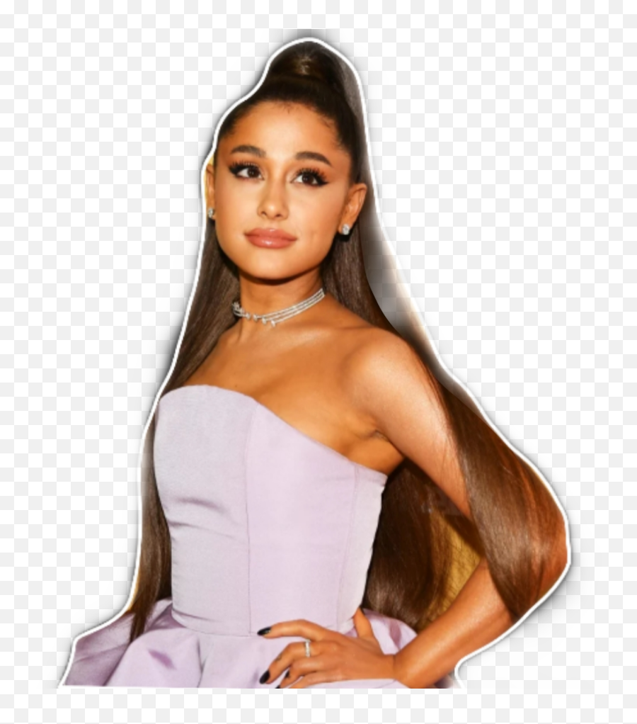 Arianagrande Ariana Grande Cute Purple Aesthetic Brownh - Sailor Moon Hair Style Png,Ariana Grande Transparent Background