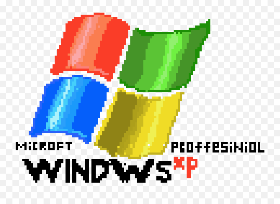 Windows Xp Logo - Windows Xp Logo Pixel Png,Windows Xp Logo