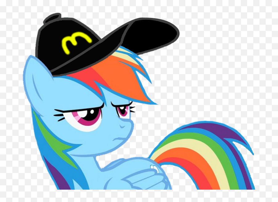 282015 - Edit Mcdonaldu0027s Mcdonalds Swag Pegasus Pony My Little Pony Rainbow Dash Icon Png,Mcdonalds Logo Transparent Background