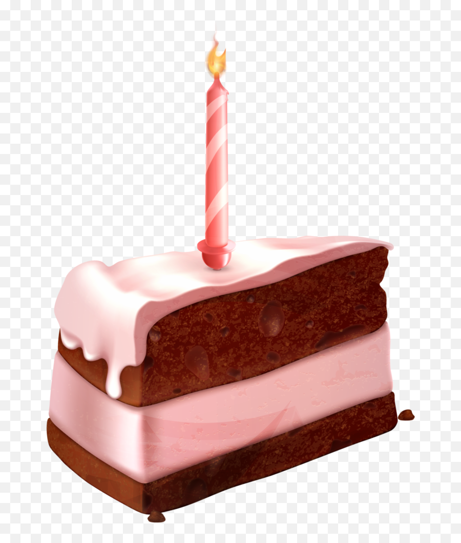 Birthday Cake Slice Png Clipart - Cake,Cake Slice Png