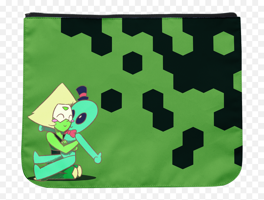 Peridot Hug Sublimated Messenger Flap - Steven Universe Peridot Bag Png,Peridot Png