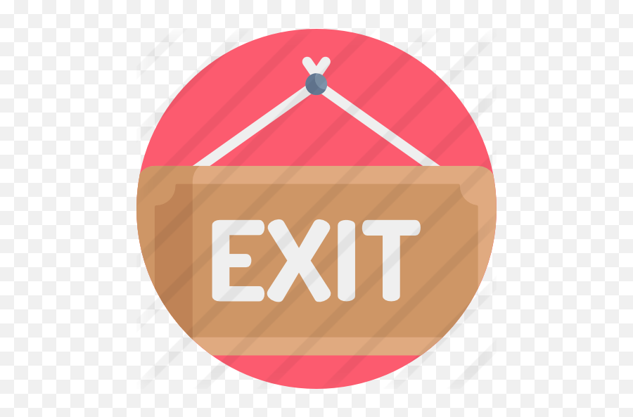Exit - Flat Icon Exit Png,Exit Png