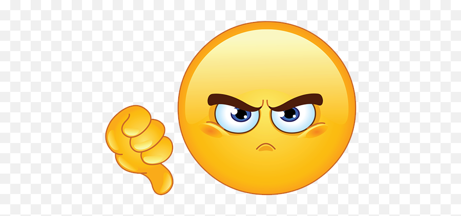 Thumb Down Smiley Copy - Bad Emoticon Png,Like Emoji Png