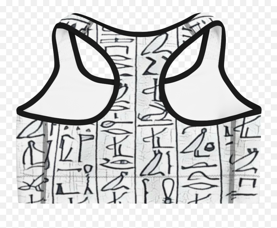 Download Hd Chocolate Ancestor Llc - Sports Bra Png,Hieroglyphics Png