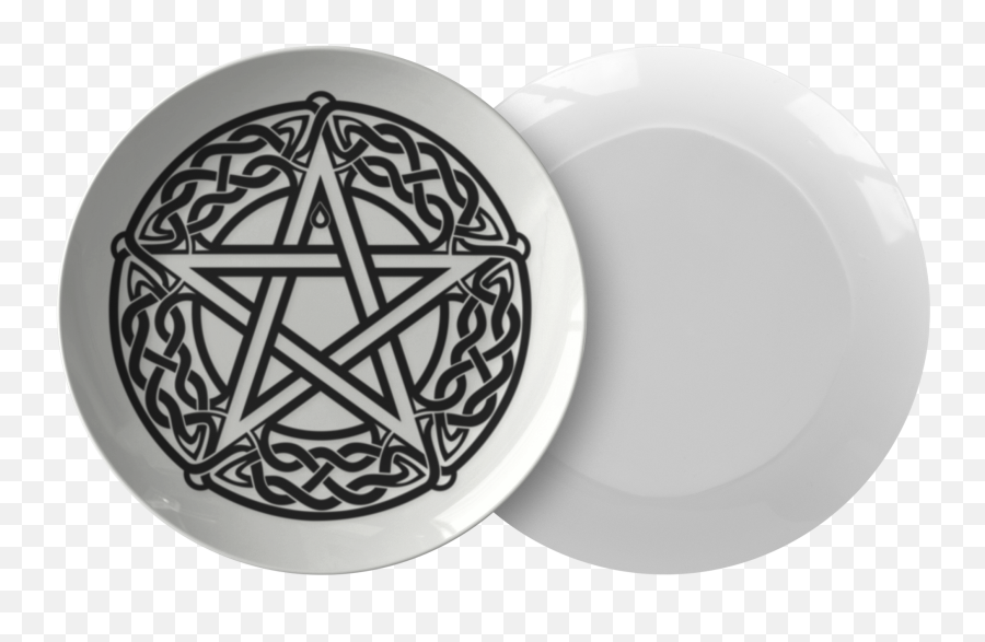 Download Wicca Pentacle Plate - Celtic Pentagram Png Image Circle Tattoo On Chest For Men,Pentacle Png