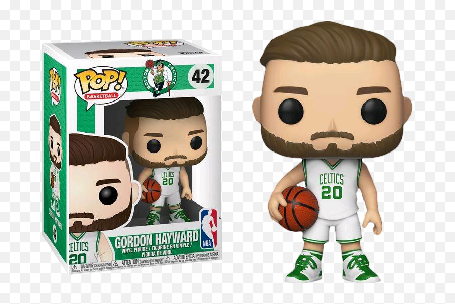 Nba Basketball - Gordon Hayward Boston Celtics Pop Vinyl Figure Gordon Hayward Funko Pop Png,Boston Celtics Png