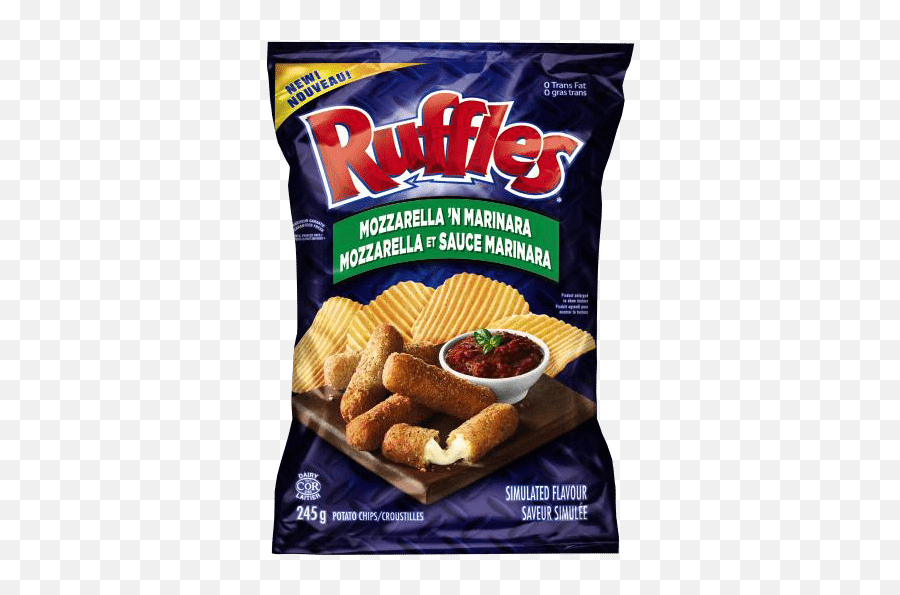 Mozzarella And Marinara Ruffles - Ruffles Mozzarella And Marinara Chips Png,Ruffles Png
