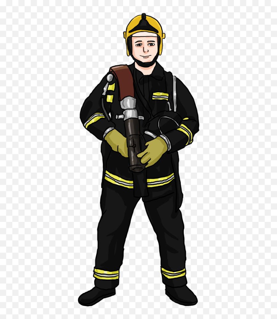 Fireman Clipart Vector - Fireman Clipart Png,Firefighter Png