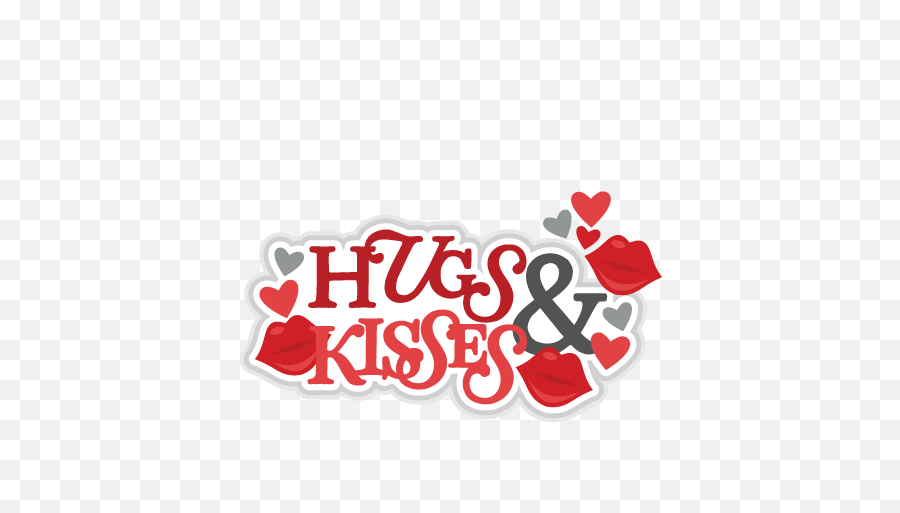 Transparent Hugs And Kisses - Hug And Kiss Clipart Png,Kisses Png