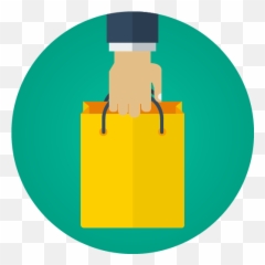 Hand Shopping Bag Free Icon Of Modern - Online Store Png
