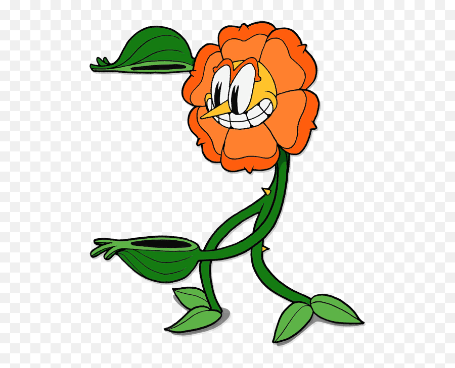 Daisy Pot Cuphead - Floral Fury Cagney Carnation Png,Cuphead Png
