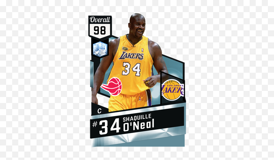 Shaquille Oneal - Dwight Howard 2k Card Png,Shaq Png