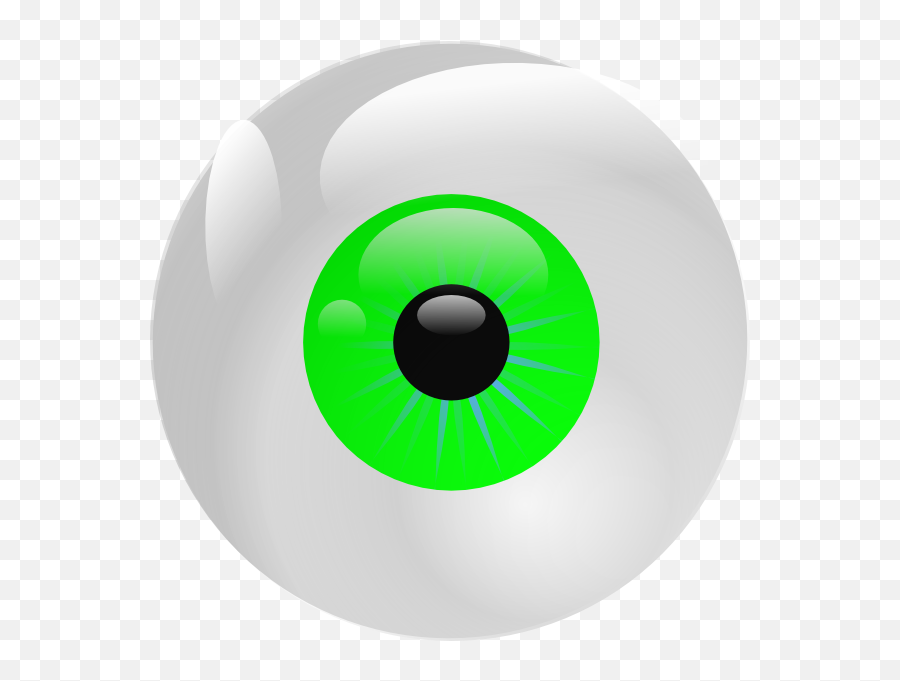 Eyeball Green Clip Art - Vector Clip Art Online Circle Png,Eye Ball Png