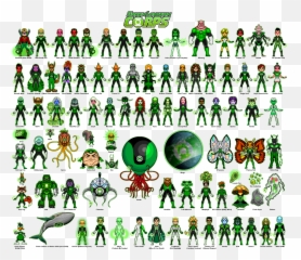 Green Lantern Corps Wallpapers Comics - All The Lanterns png