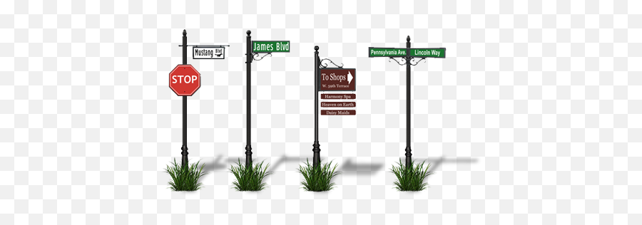 Street Signs Transparent Png Clipart - Road Street Sign Png,Traffic Sign Png