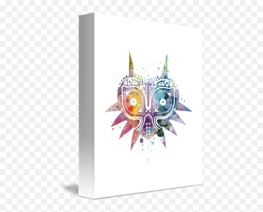 Majoras Mask By Monn Print - Transparent Mask Logo Png,Majora's Mask Png