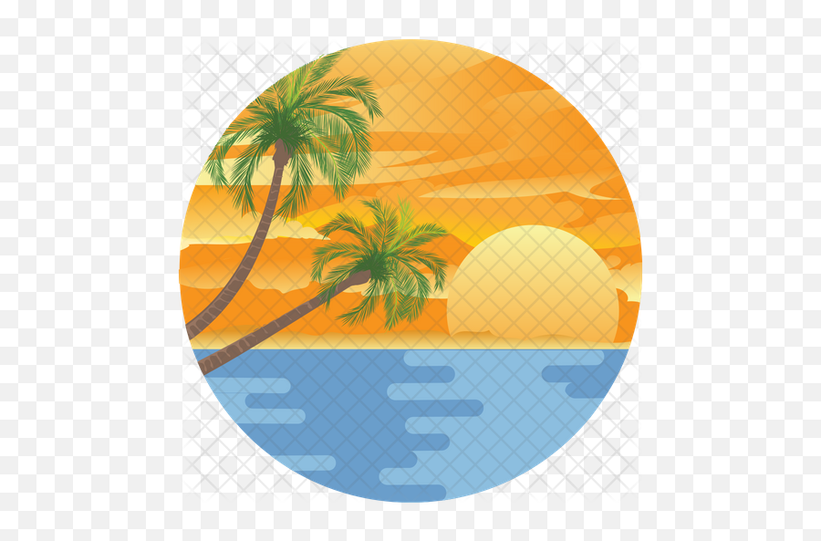 Beach Sand Icon Of Flat Style - Mingala Restaurant Png,Beach Sand Png