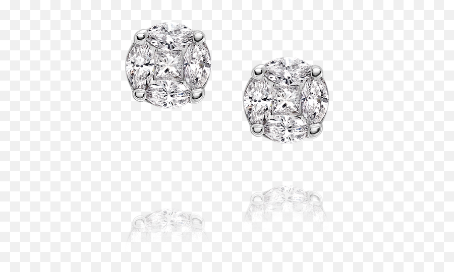 Diamond Earrings Png Transparent Images U2013 Free - Transparent Diamond Earring Png,Diamond Earrings Png