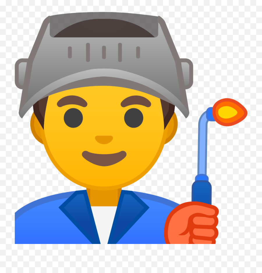 Man Factory Worker Icon Noto Emoji People Profession - Cartoon Image Of A Factory Worker Png,Factory Png