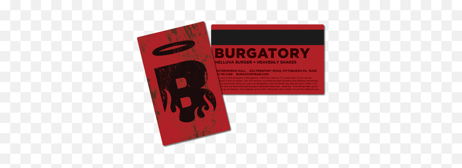 Burgatory Gift Cards U2014 Png