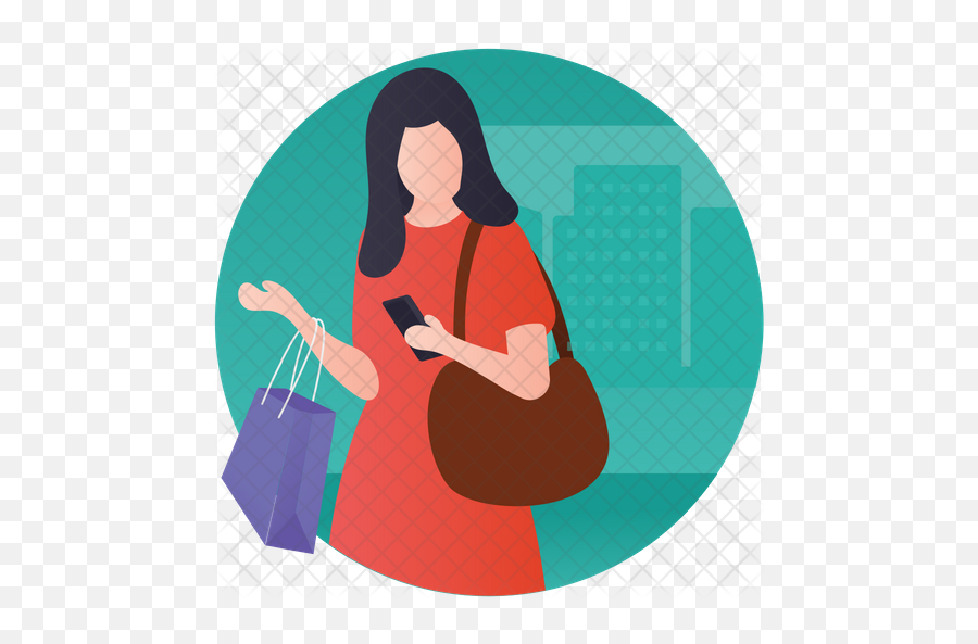 Shopping Mall Icon - For Women Png,People Shopping Png