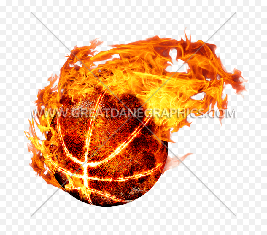 Fireball Basketball - Basketball Fire Ball Png,Fireball Transparent