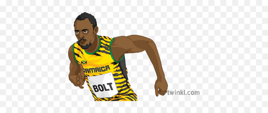 Learn How to Draw Usain Bolt (Other People) Step by Step : Drawing Tutorials