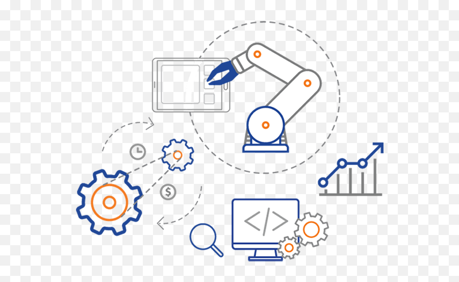 Robotic Arm Based Software Test - Vertical Png,Robot Arm Png