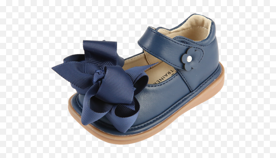 Ready Set Bow Navy Mary Jane Squeaky Shoes - Mooshu Trainers Png,Baby Shoes Png