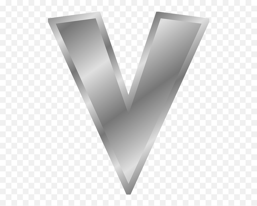 English Alphabets V - Free Vector Graphic On Pixabay Letter V Silver Png,Letter V Png