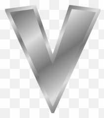 English Alphabets V - Free vector graphic on Pixabay Letter Silver Png