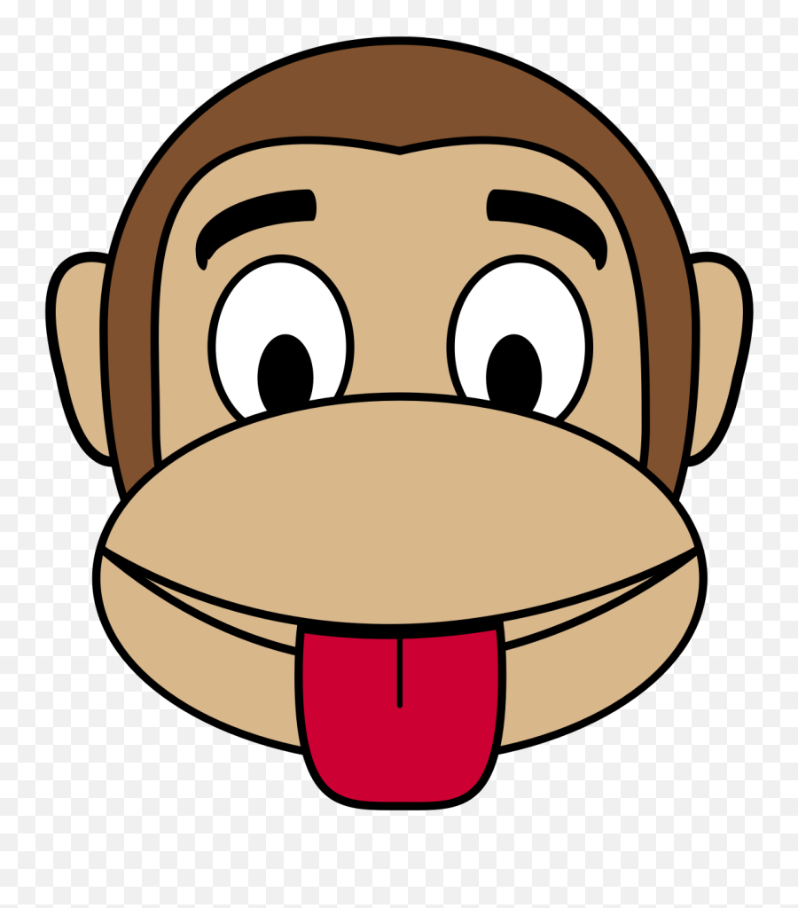 Tongue Clipart Png - Monkey Face Cliparts,Tounge Png