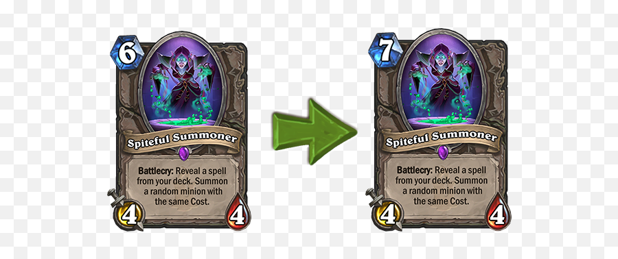 Six Card Nerfs Coming - Hearthstone Spiteful Summoner Png,How To Rank Up Your Summoner Icon Worlds 2016