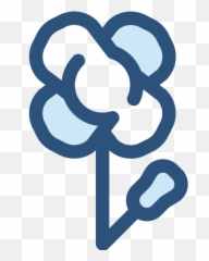 Flower Blue Png Icon - Language