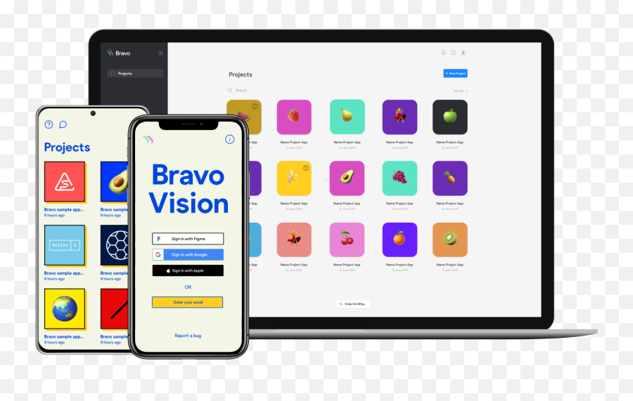 Bravo - Sample On Mobile App Desgin Png,Bravo Icon