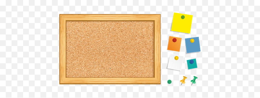 Free Pin Board Illustrations - Bulletin Board Png,Cork Board Png