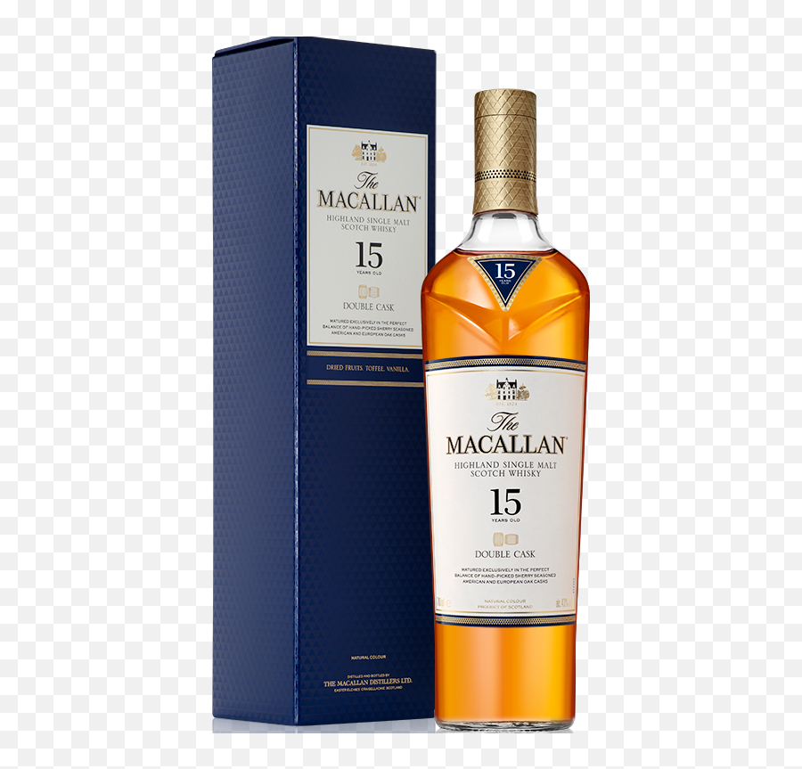 The Macallan Double Cask 15 Years Old Single Malt Whisky 750ml - Macallan 15 Double Cask Png,Malt Icon