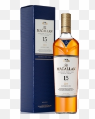The Macallan Double Cask 15 Years Old Single Malt Whisky 750ml - png
